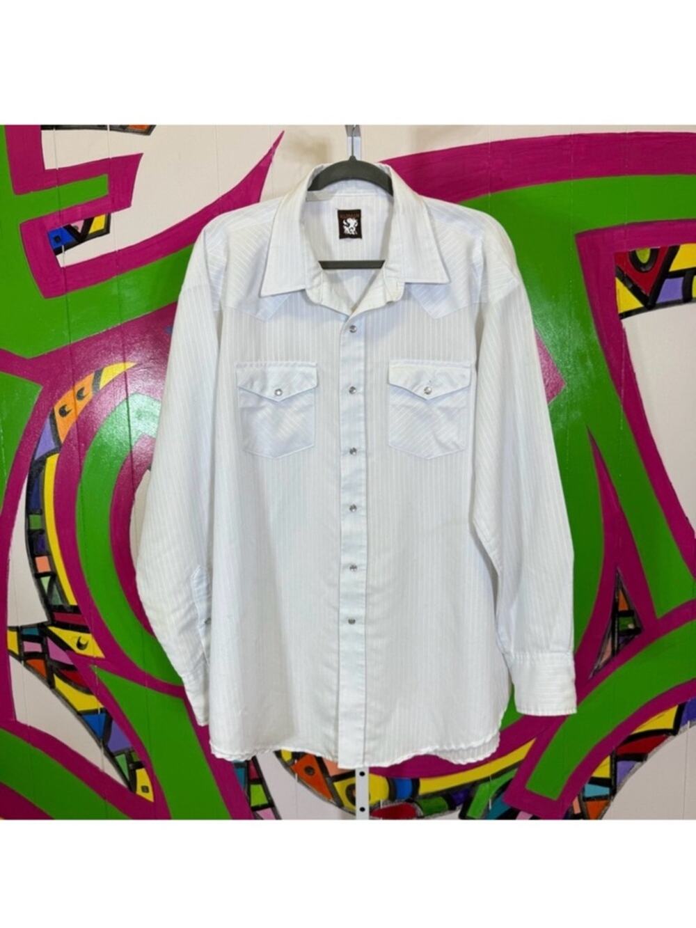 Karman, Vintage Pearl Snap Western Shirt. Size XXL 18-36. Good used condition!